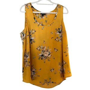 Torrid Womens Tank Yellow Floral Design Size 1